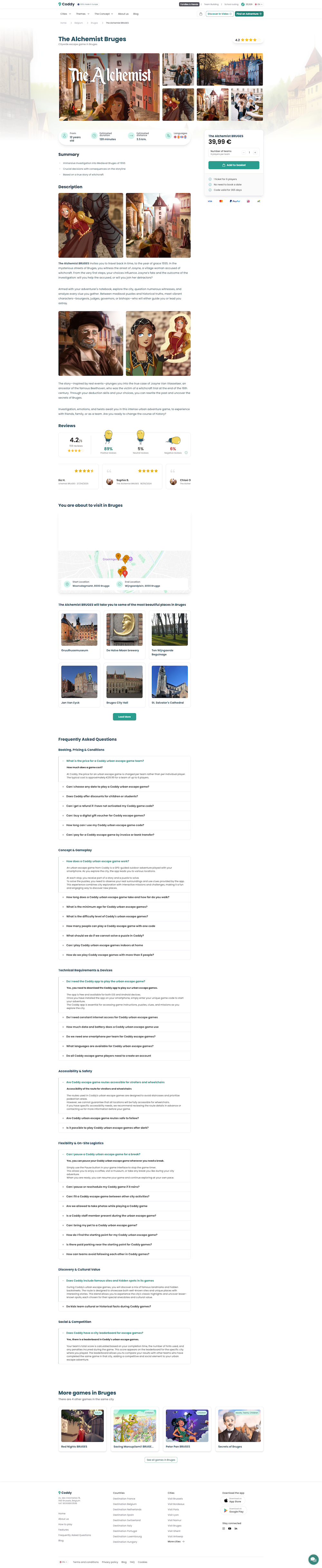 Coddy, jeux d'évasion urbains - Main View